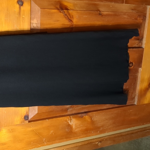 ZARA* round neck long sleeve side ruche rib knit body con dress - Picture 14 of 17